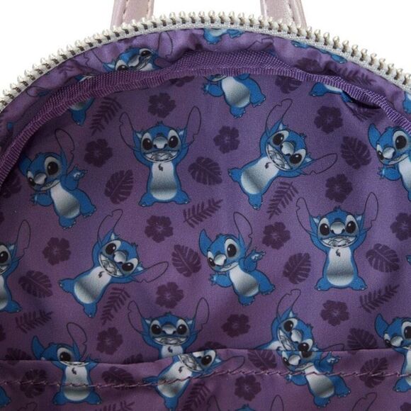 NEW Platinum Stitch Backpack & Wallet Set Limited Disney100 Loungefly NWT main image 6
